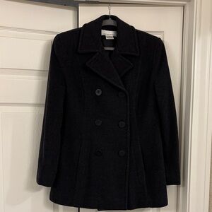 Jones New York Black Pea Coat